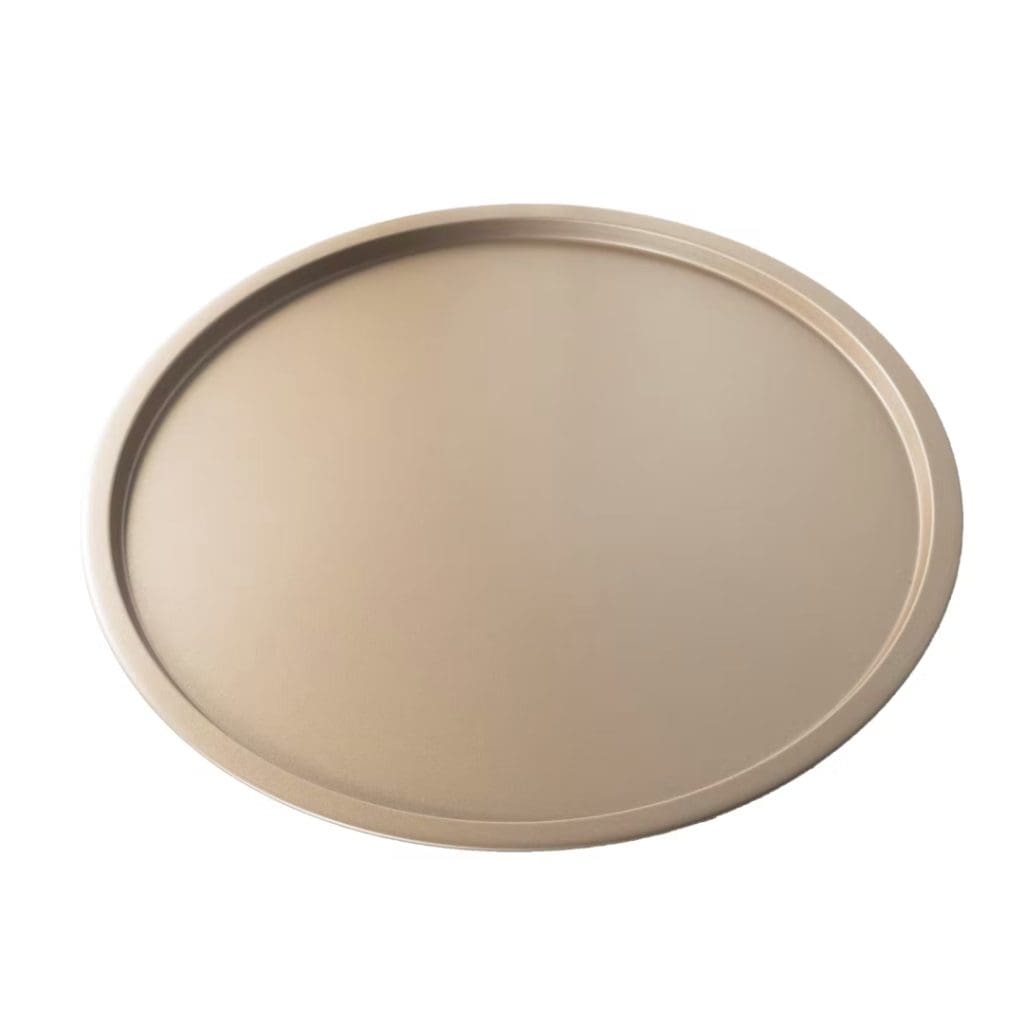 GASTRONOBLE - Plaque à pizza en fer noir 30,5 cm