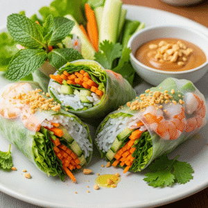 recette rouleaux de printemps