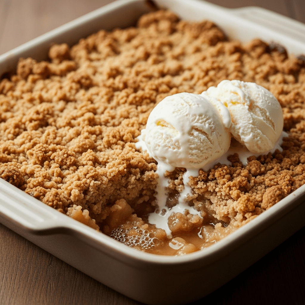 recettes crumble aux pommes
