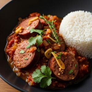 recette rougail saucisse
