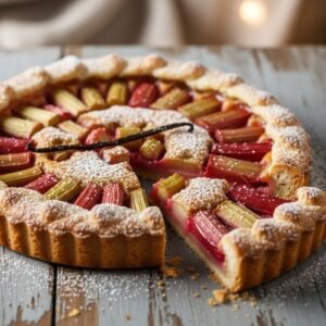 recette tarte la rhubarbe