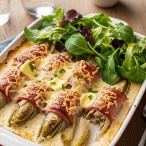 recette endives au jambon