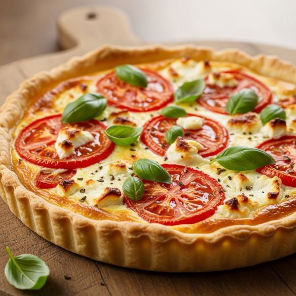 Tarte tomates-chèvre — recette facile et rapide