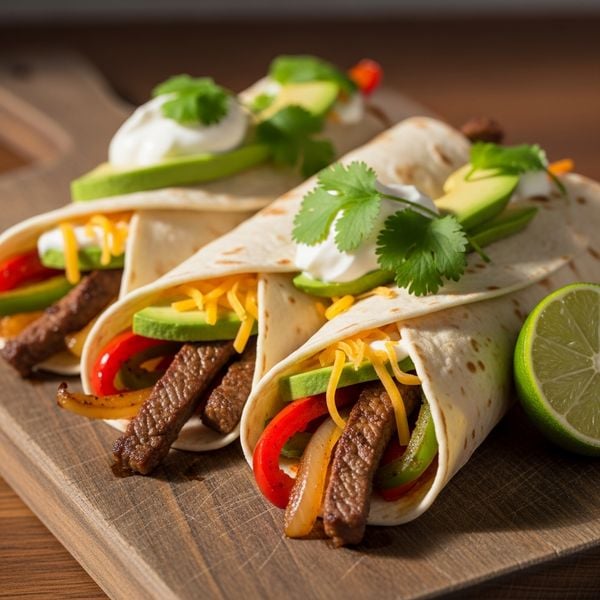 Recette fajitas au boeuf : fajitas maison rapides et savoureuses