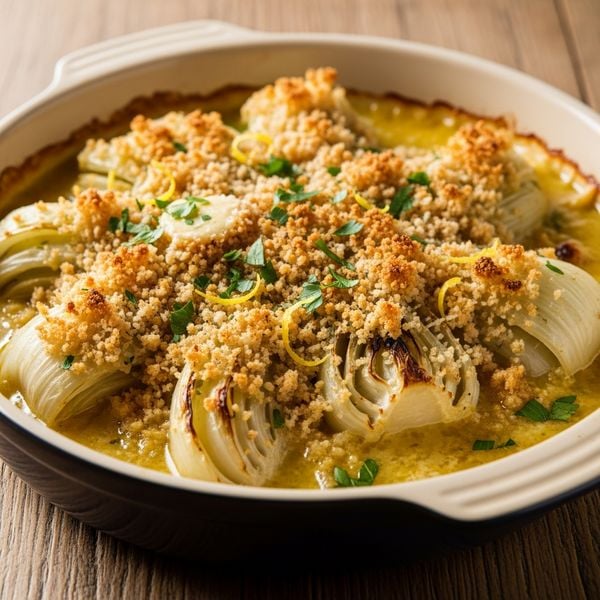 Recette fenouil : gratin de fenouil au parmesan