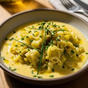 recette fondue de poireaux