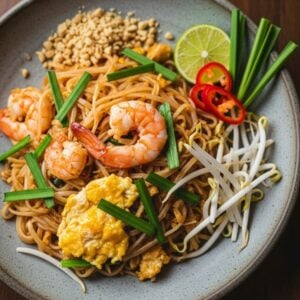 recette pad thai crevette