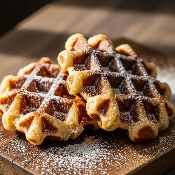 Recette gaufre liégeoise au sucre perlé : gaufres moelleuses et caramélisées