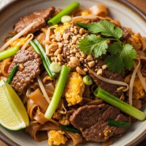 recette pad thai boeuf