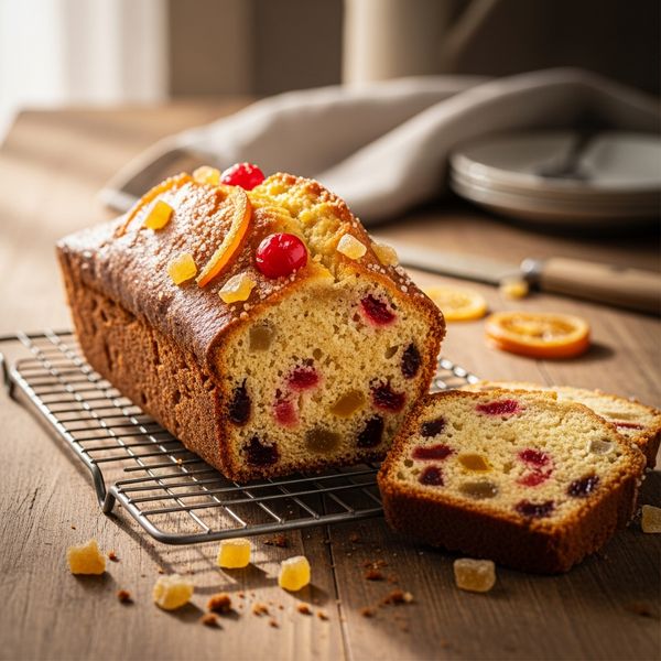 Recette cake aux fruits confits moelleux et facile