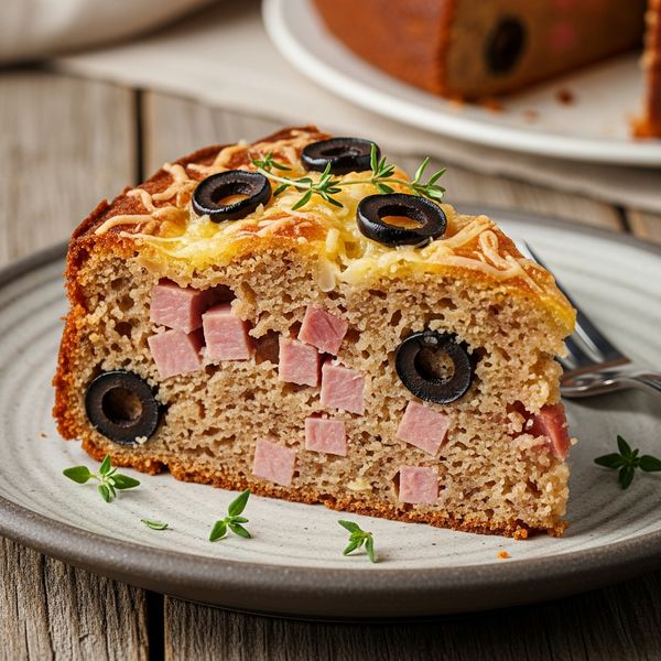 Recette cake jambon fromage olive moelleux et facile