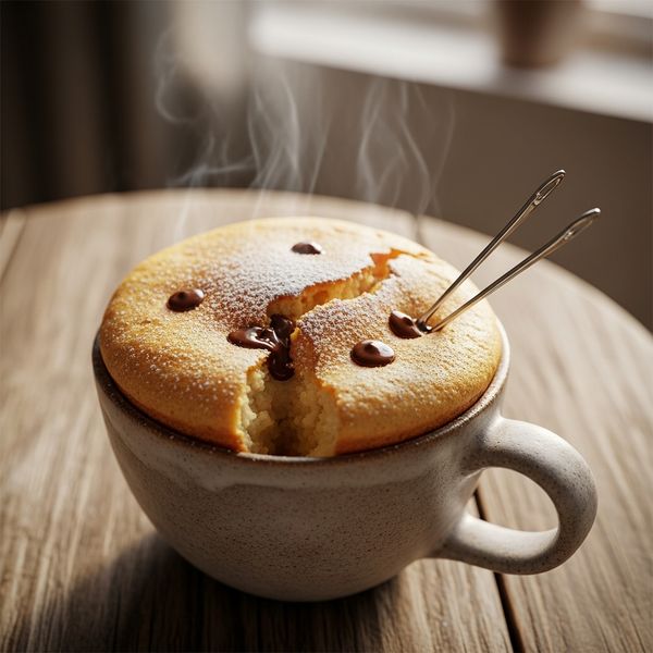 Recette mug cake nature facile et rapide