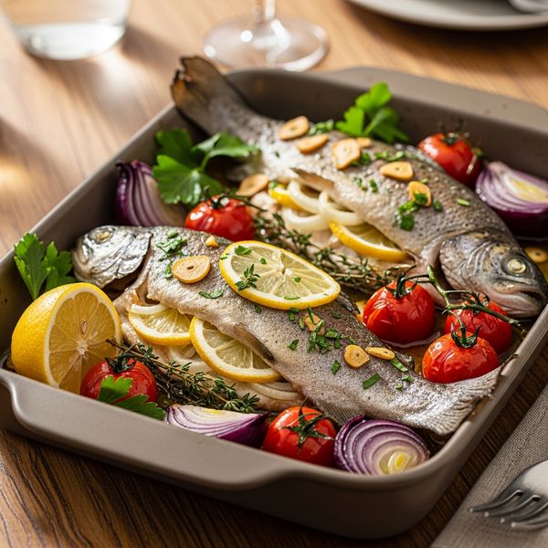 Recette truite au four simple et savoureuse