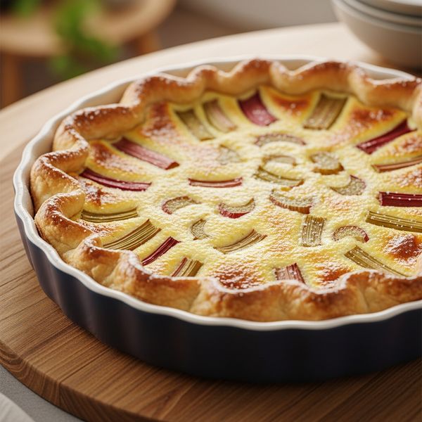 Recette rhubarbe : tarte facile et économique